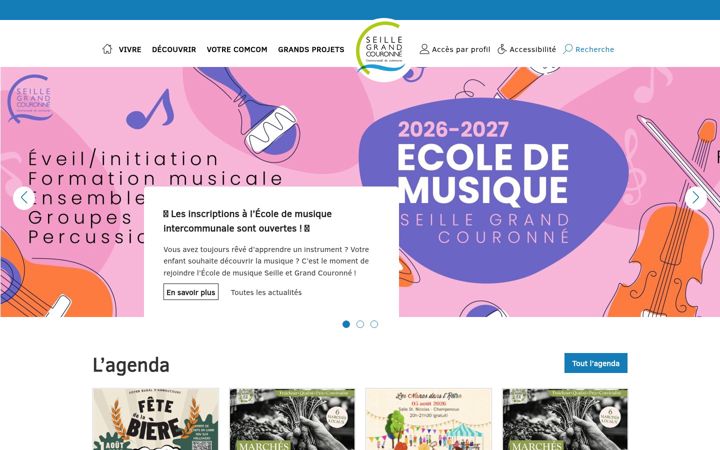 Screenshot of comcom-sgc.fr