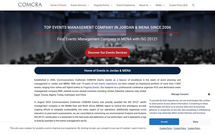 Screenshot von comcra.net