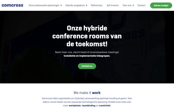 Screenshot of comcross.nl