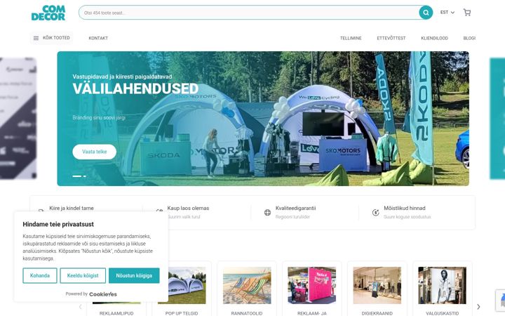 Screenshot of comdecor.eu