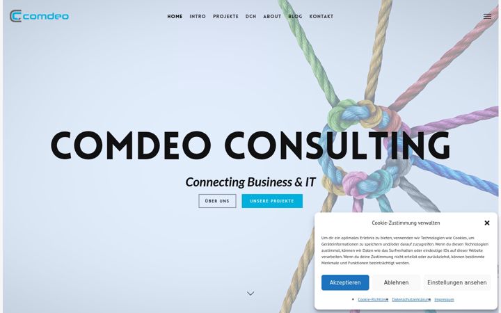 Screenshot of comdeo.de