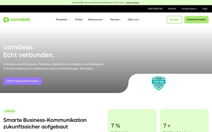 Screenshot of comdesk.de