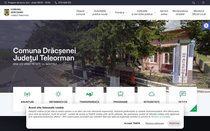 Screenshot of comdracseneitr.ro