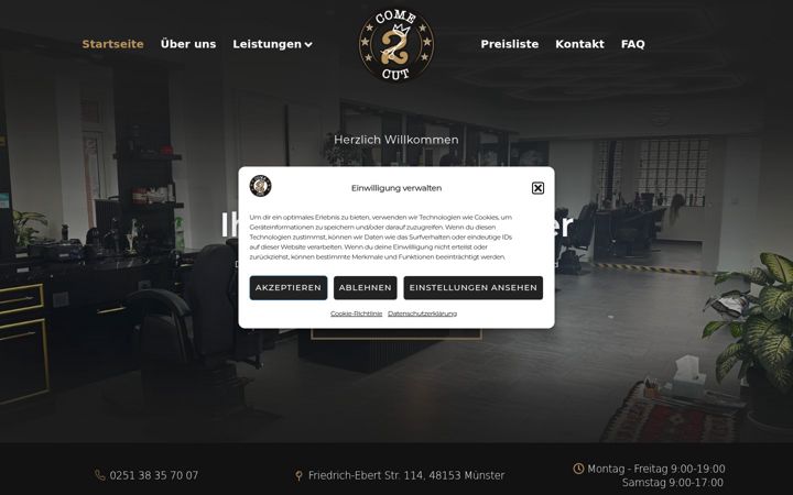 Screenshot of come-2cut.de