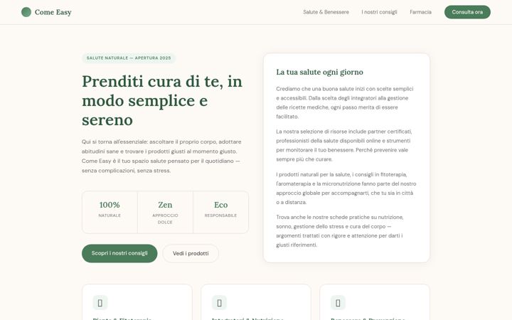 Screenshot of come-easy.eu