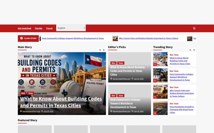 Screenshot of come-to-texas.com