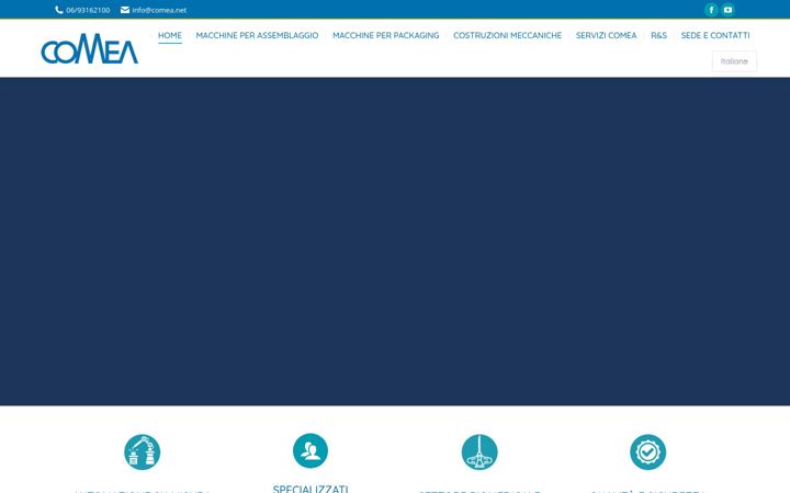Screenshot von comea.net