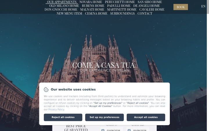 Screenshot of comeacasatua.it