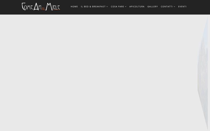 Screenshot του comeapialmiele.it