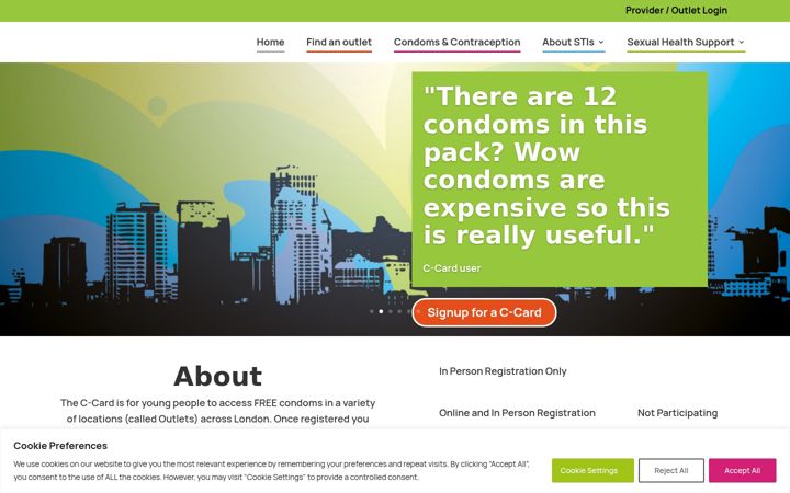 Ekrano kopija comecorrect.org.uk