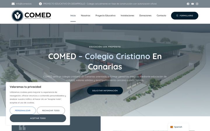 Screenshot di comed.es