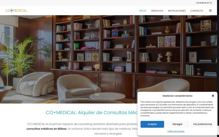 Screenshot of comedicalcenter.com