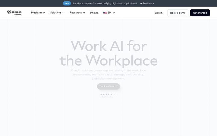 Screenshot of comeen.com