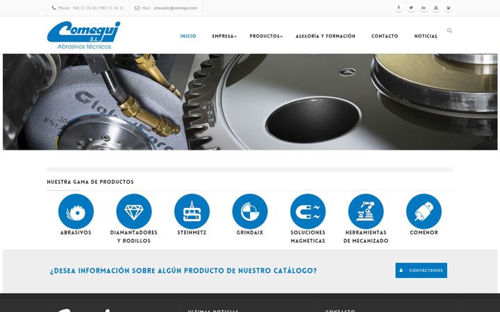 Screenshot of comegui.com