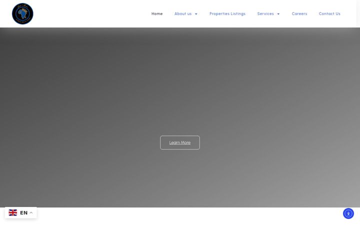 Screenshot of comehometoafrica.com
