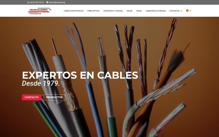 Captura de pantalla de comel.org
