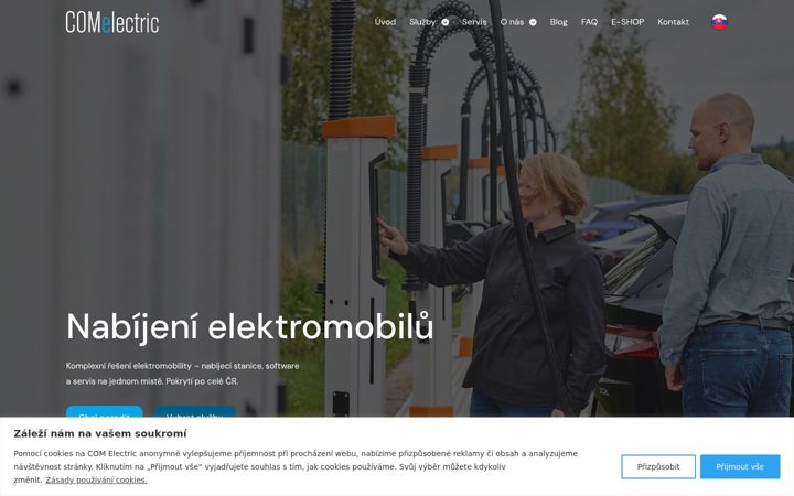 Ekrano kopija comelectric.cz