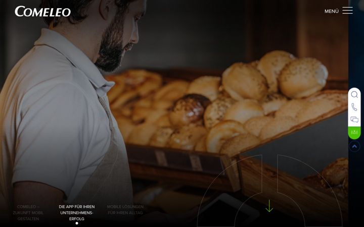Screenshot of comeleo.de