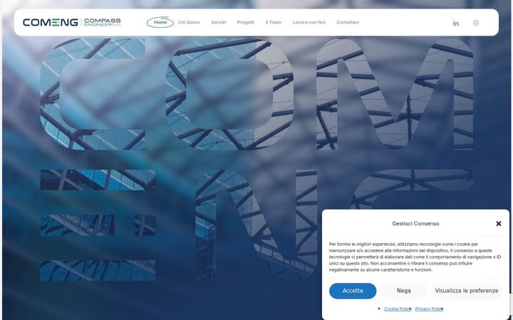 Screenshot of comeng.it