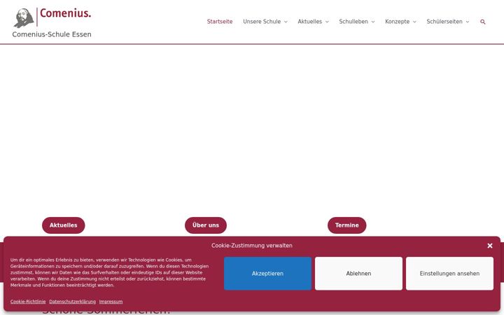 Screenshot of comenius-schule-essen.de