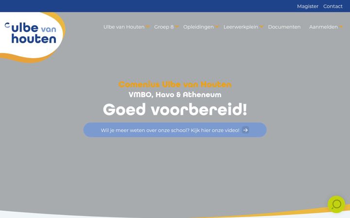 Screenshot di comenius-ulbevanhouten.nl