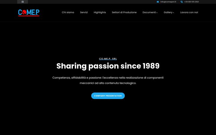 Screenshot of comepsrl.it