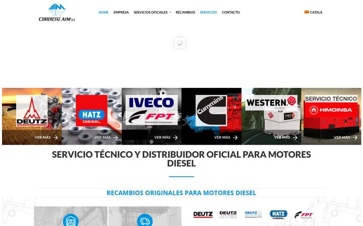 Screenshot di comercialaim.es