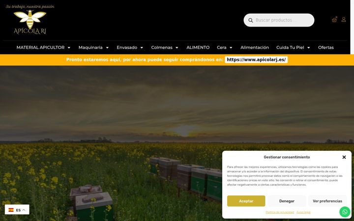 Screenshot di comercialapicola.es