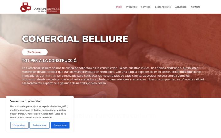 Screenshot stránky comercialbelliure.es