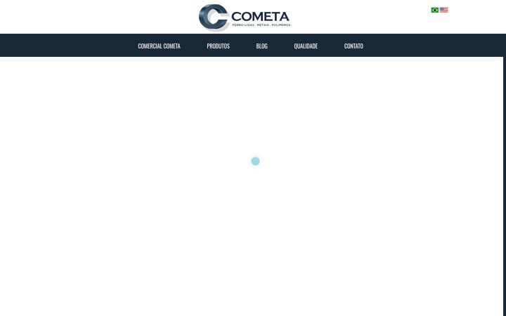 Screenshot ta' comercialcometa.com.br