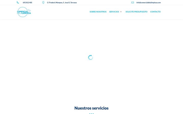Screenshot of comercialdelalimpieza.com
