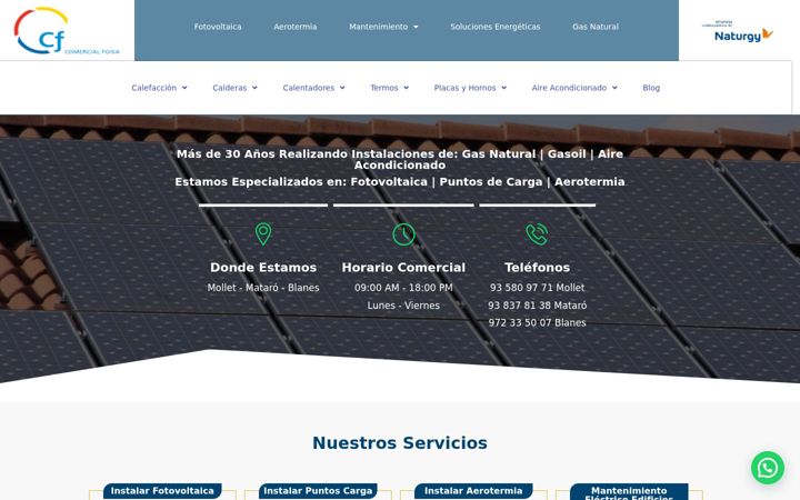 Screenshot of comercialfoisa.com