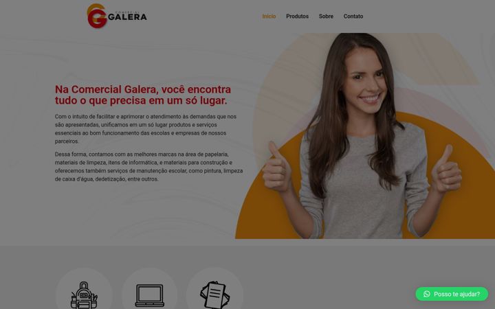 Screenshot ta' comercialgalera.com.br