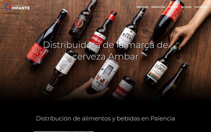 Screenshot of comercialinfante.com