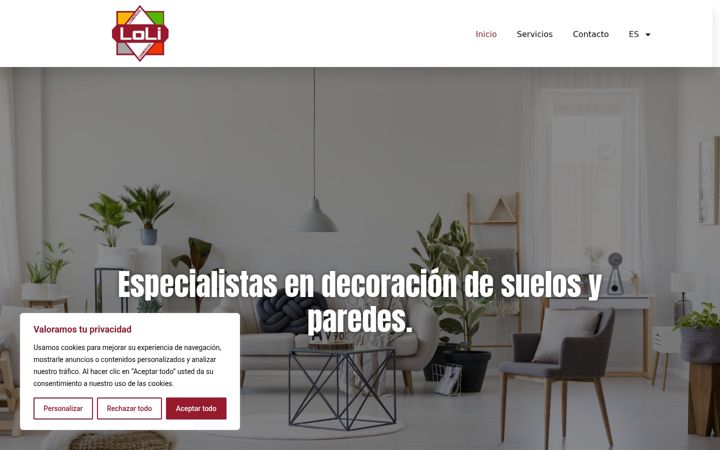 Screenshot of comercialloli.com