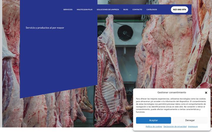 Screenshot of comercialmalusa.com