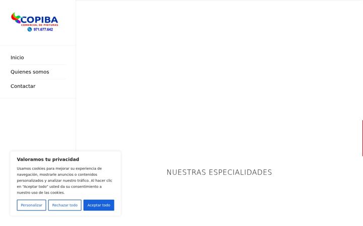 Screenshot di comercialpinturas.es