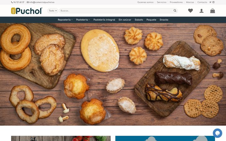 Screenshot of comercialpuchol.es
