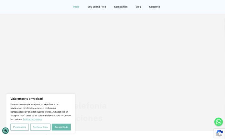 Screenshot of comercialpymes.com