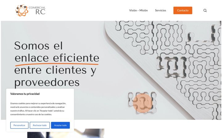 Screenshot of comercialrc.es