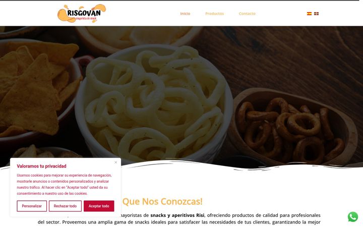 Screenshot of comercialrisgovansl.com