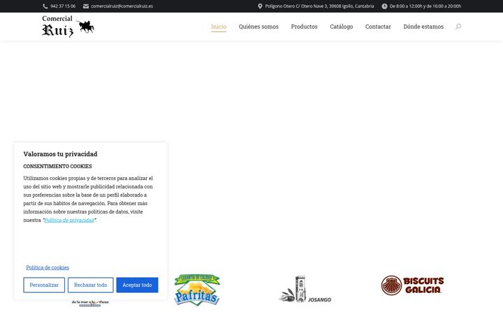 Screenshot of comercialruiz.es