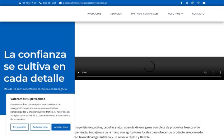 Screenshot stránky comerciodepatatasycebollas.es