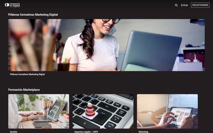 Screenshot of comercioendigital.tv