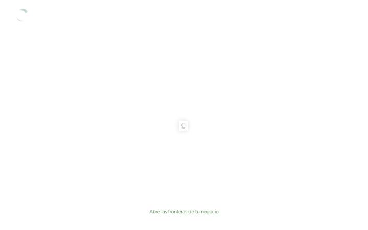 Screenshot stránky comercioexteriorextremadura.es