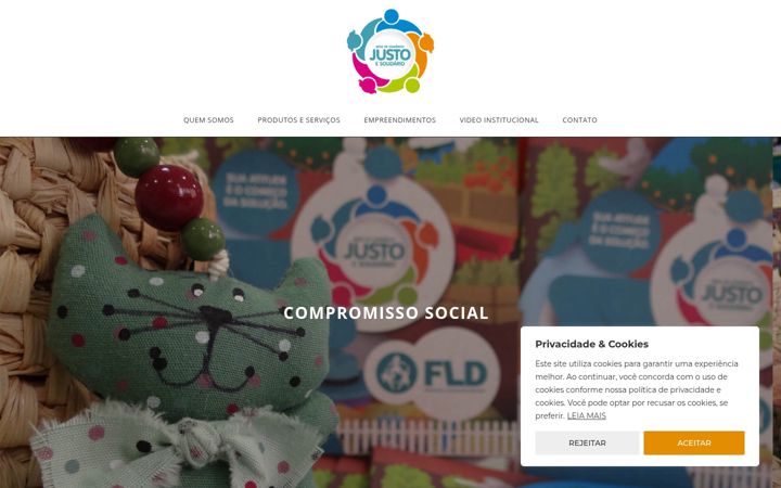 Screenshot ta' comerciojustofld.com.br