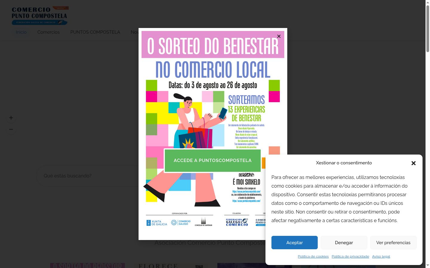 Snímka obrazovky banera súhlasu zobrazeného pred akoukoľvek interakciou