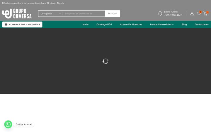 Screenshot of comersa.net