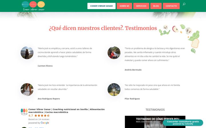 Screenshot of comervibrarsanar.com