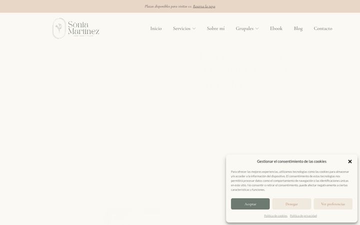 Screenshot of comesanoyfluye.com